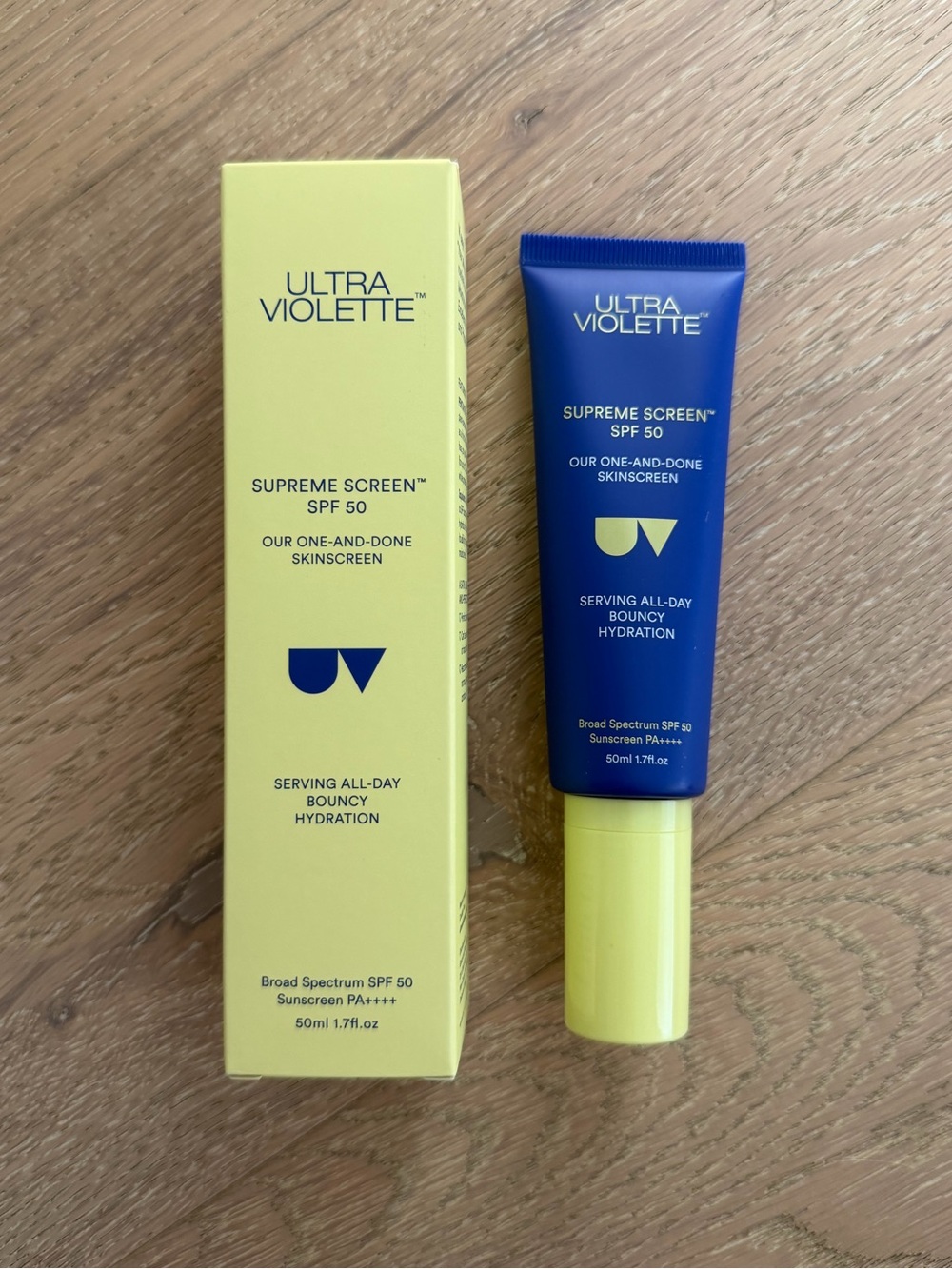 Ultra Violette Supreme Screen SPF 50 Facial Sunscreen Moisturizer and Primer